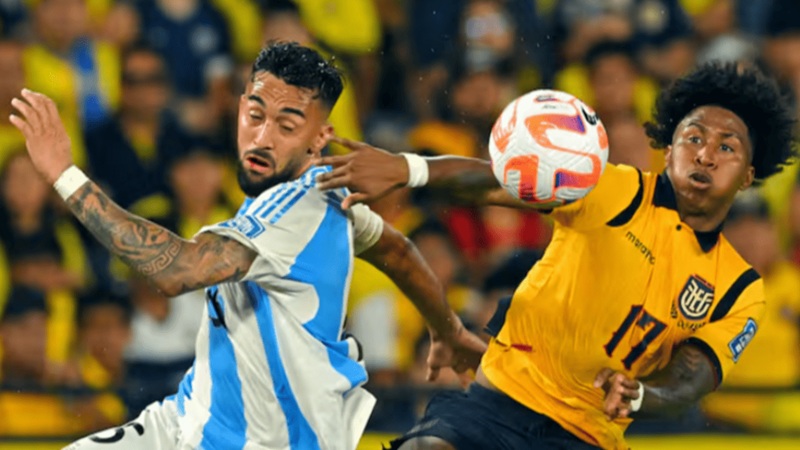 Ecuador National Football Team vs Argentina National Football Team Lineups